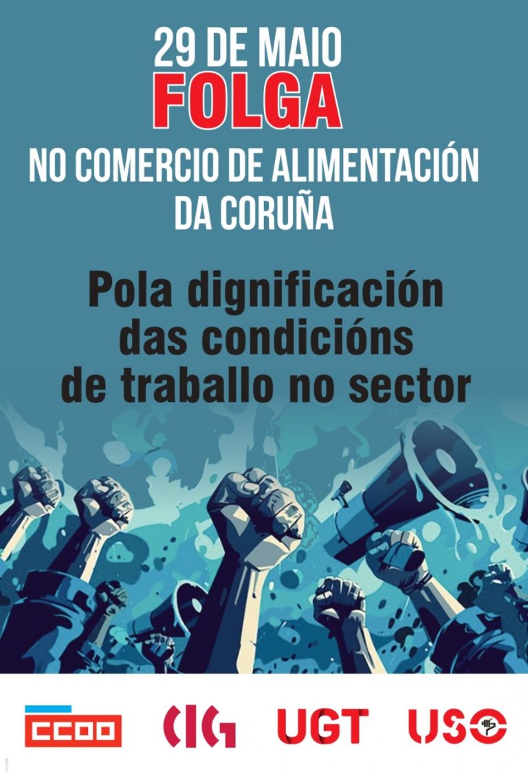 O comercio de alimentación da Coruña vai á folga este venres contra o “inmobilismo” da patronal