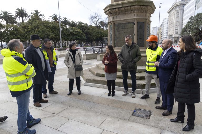Avanzan cara unha nova fase as obras de remodelación nos Cantóns