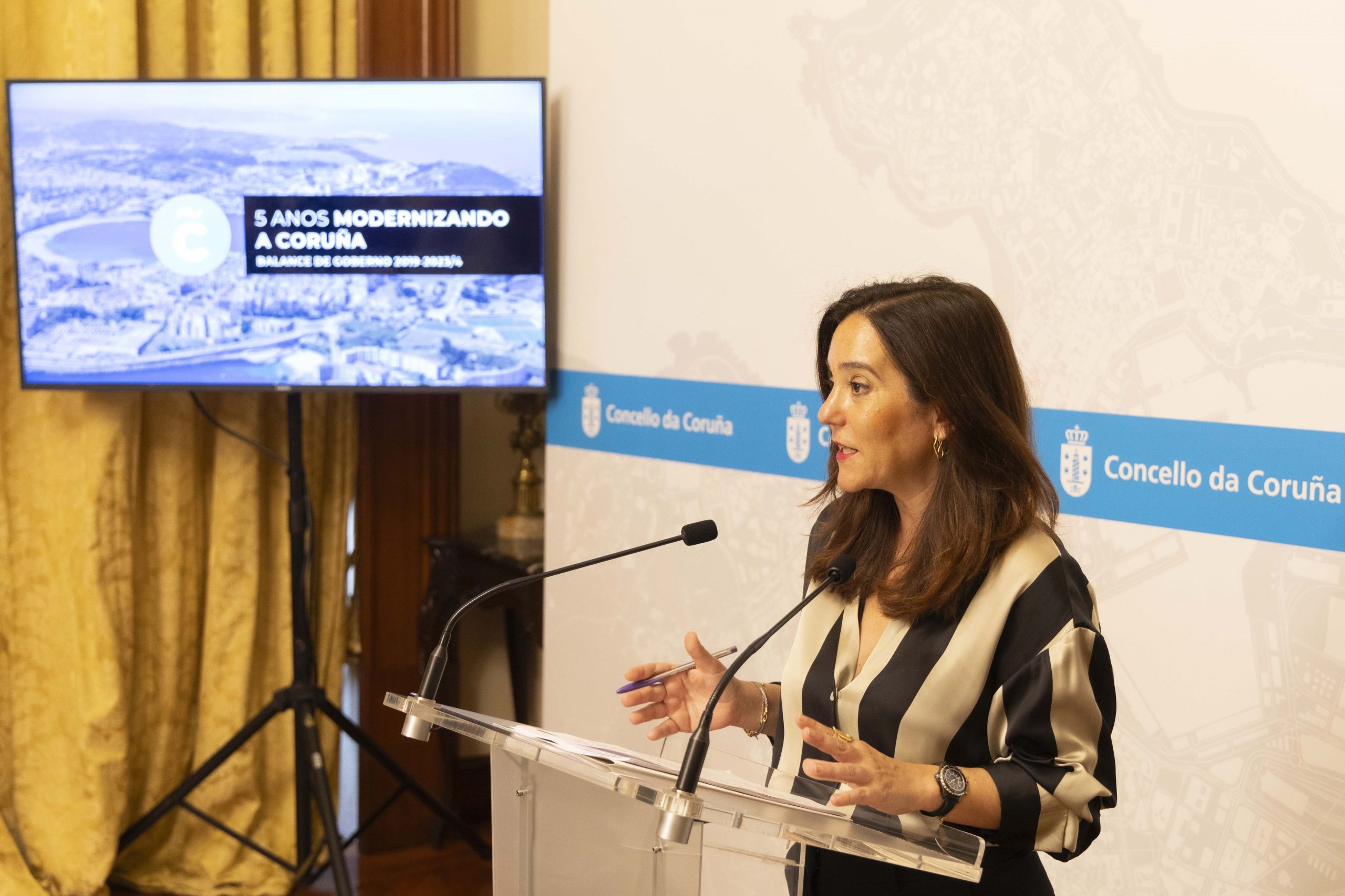Arquivo - A alcaldesa da Coruña, Inés Rey. ANDY PÉREZ - Arquivo