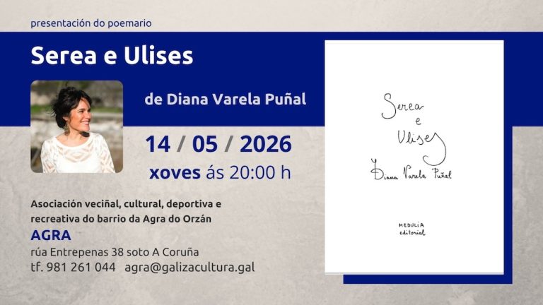 Diana Varela Puñal estrea o seu novo poemario no local veciñal da Agra
