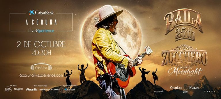 Zucchero, voz icónica do rock blues italiano, actuará o 2 de outubro no Palacio da Ópera