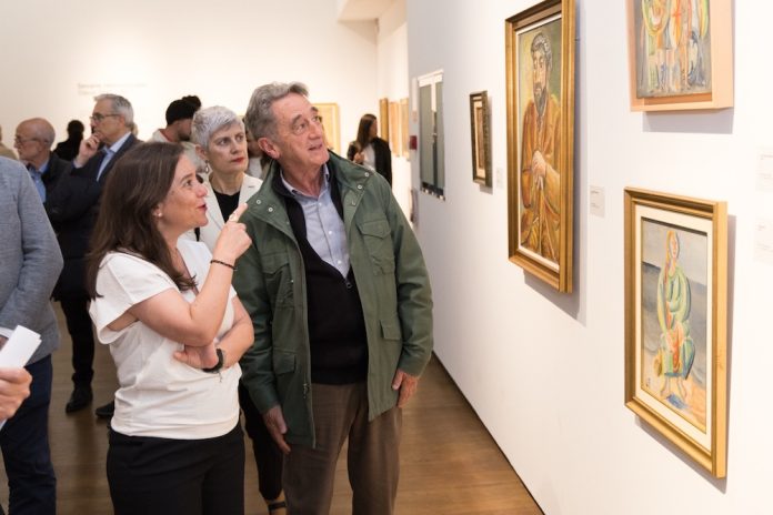A Alcaldesa na Fundacion Luis Seoane