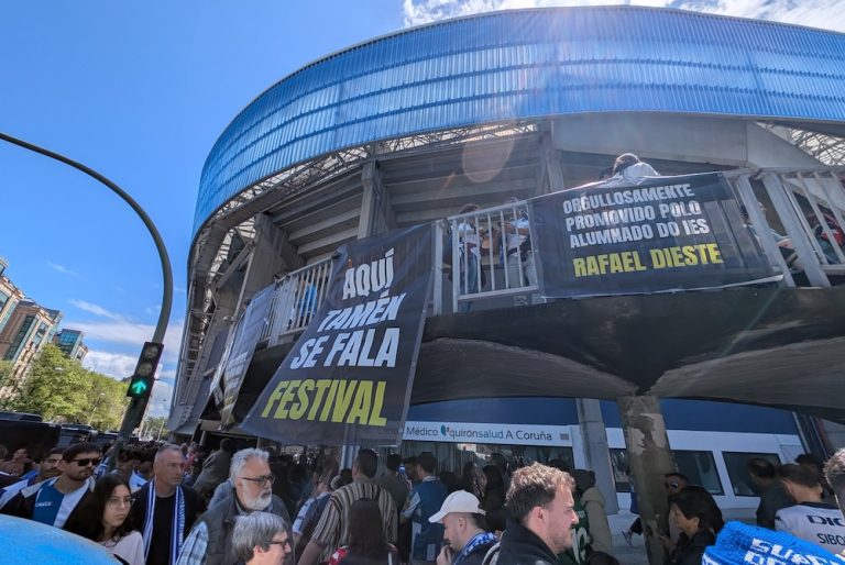O colectivo #Aquítaménsefala estoupa contra a indiferenza do Real Club Deportivo
