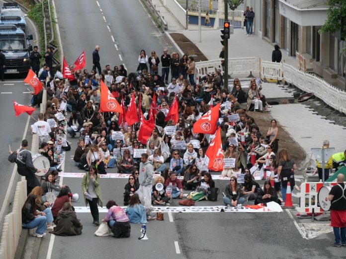 Manifestacion CIG Traballadoras Textil 3