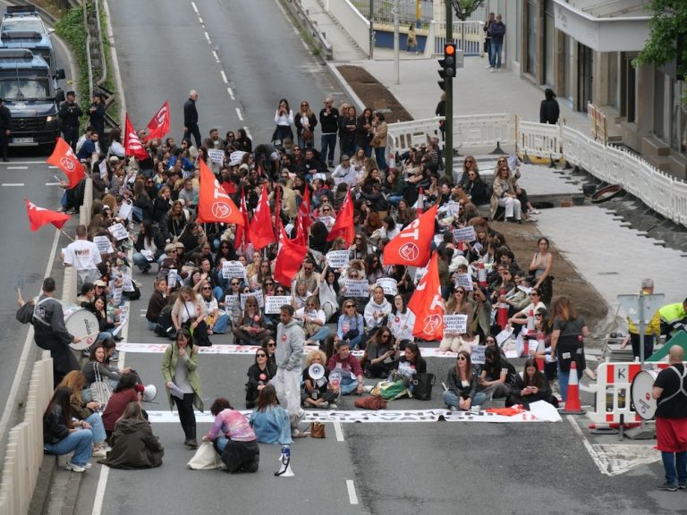 Manifestacion CIG Traballadoras Textil 3