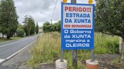 O Concello Oleiros inicia a campaña de denuncia do abandono das estradas da Xunta