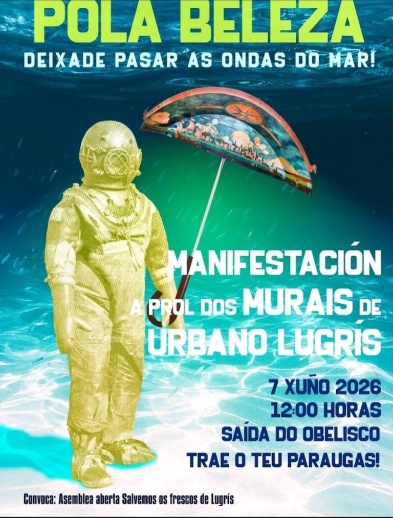 A Coruña sae á rúa polos murais de Lugrís