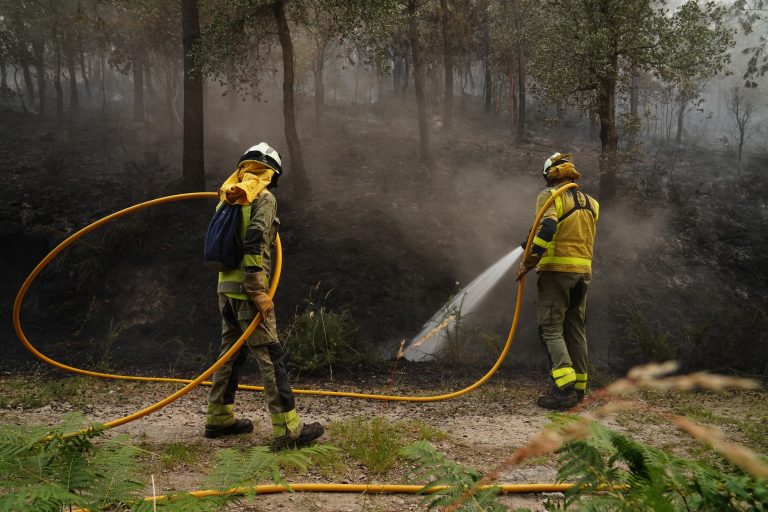 Controlado un conato de incendio no lugar das Rañas en San Cistovo das Viñas