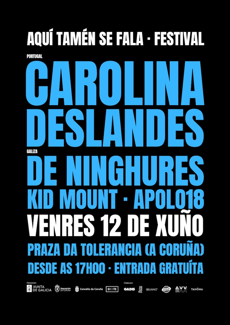 Cartel Festival Aqui tamen se Fala Coruna 2026