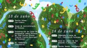 Cartel das Festas de Palavea feito pola artista María Alberte Murga