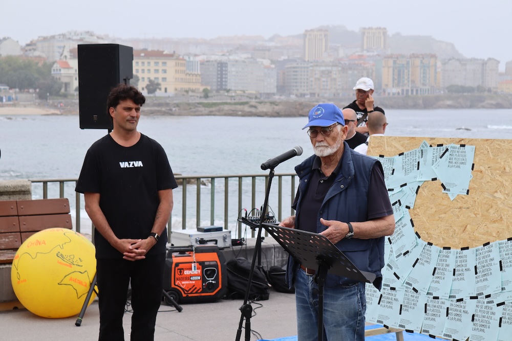 Oscar Vales e Xose Manuel Barros no Dia Mundial dos Oceanos