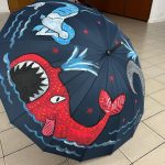 Os paraugas con motivos lugrisáns son verdadeiras obras de arte