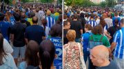 Manifestacion de Maraton Inferior contra a dreiccion Depor