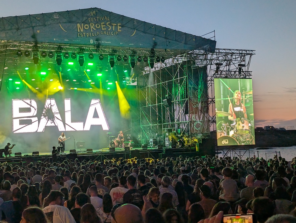 Bala no Festival Noroeste
