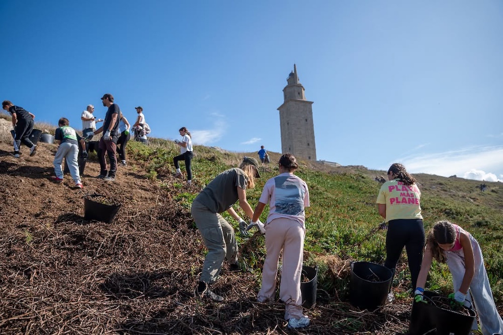 Accions contra a unlla de gayo no ENIL da Torre co Grupo Habitat 2