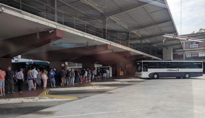 Imaxe da actual estacion de buses