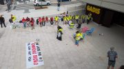 Mobilizacion sindicatos comercio alimentacion no GADIS de Monte Alto 2