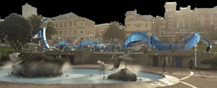 Novo parque infantil da praza de Portugal