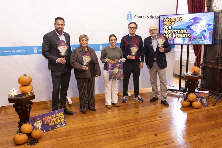 O Concello da Coruña promove unha campaña de concienciación no lecer nocturno por Samaín