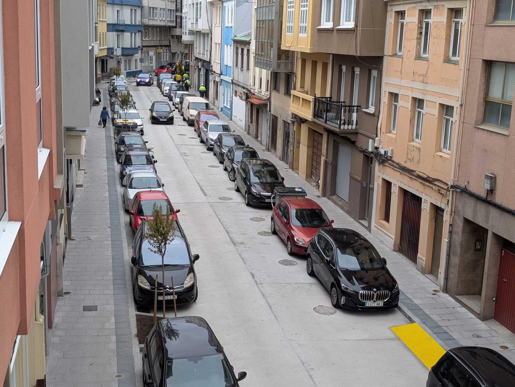 Asi quedou a primeira fase da rua Angel Rebollo