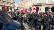 Captura do vídeo das cargas policiais