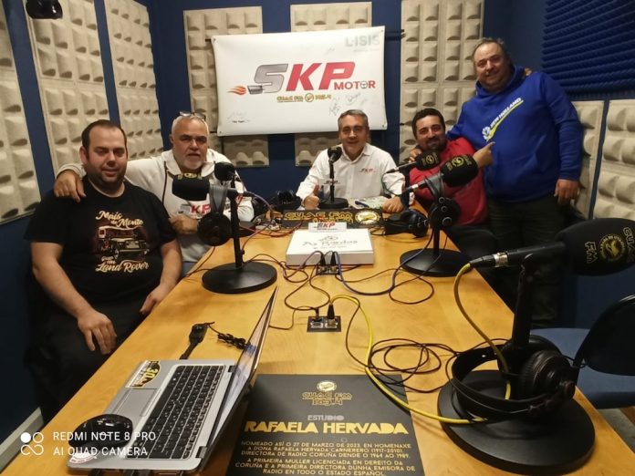 Carlos, David, Xurxo, Dani Señarís y Dany Castro en SkpMotor