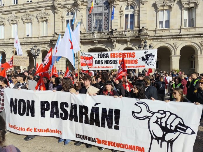 Foras fascistas da nosa cidade contra VOX