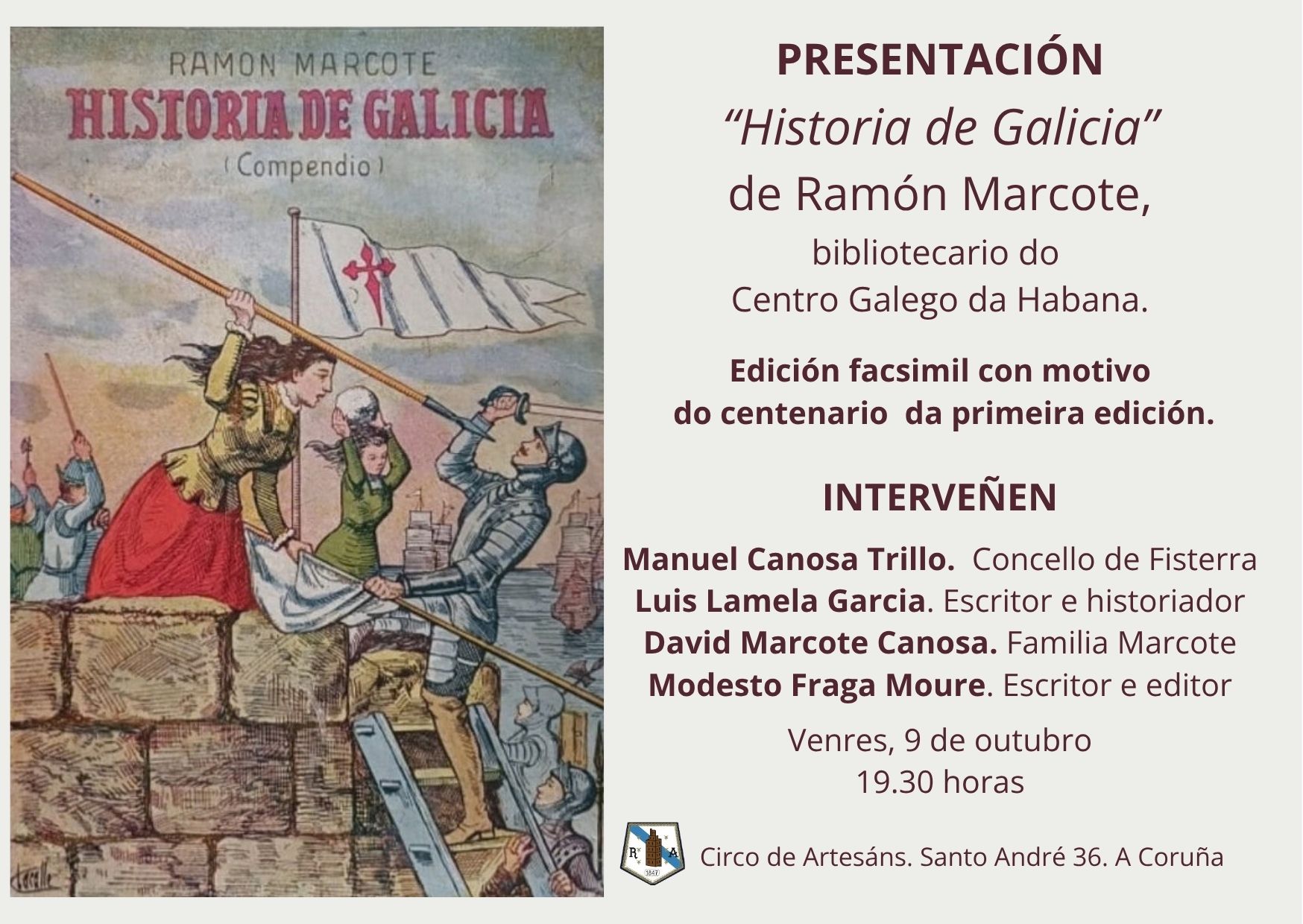 Historia de Galicia de Ramon Marcote