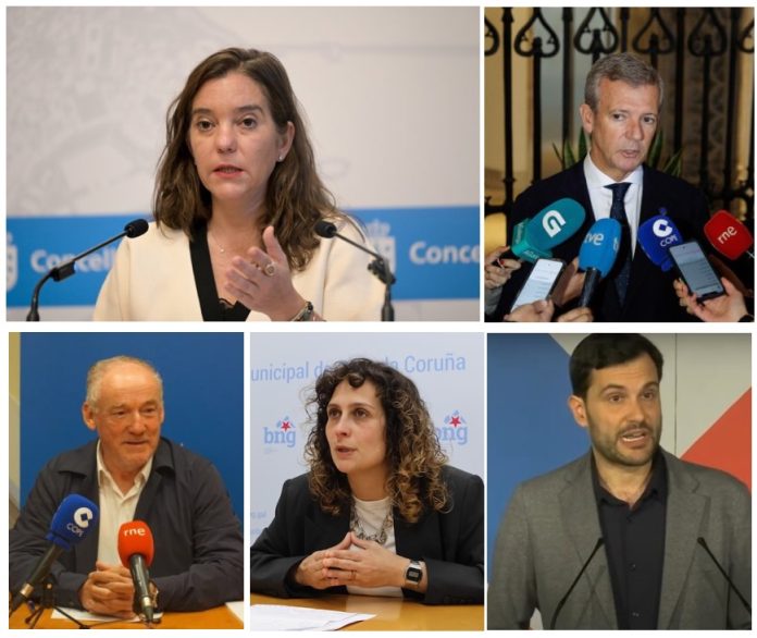 Ines Rey Alfonso Rueda Miguel Lorenzo Avia Veira e Paulo Carlos López