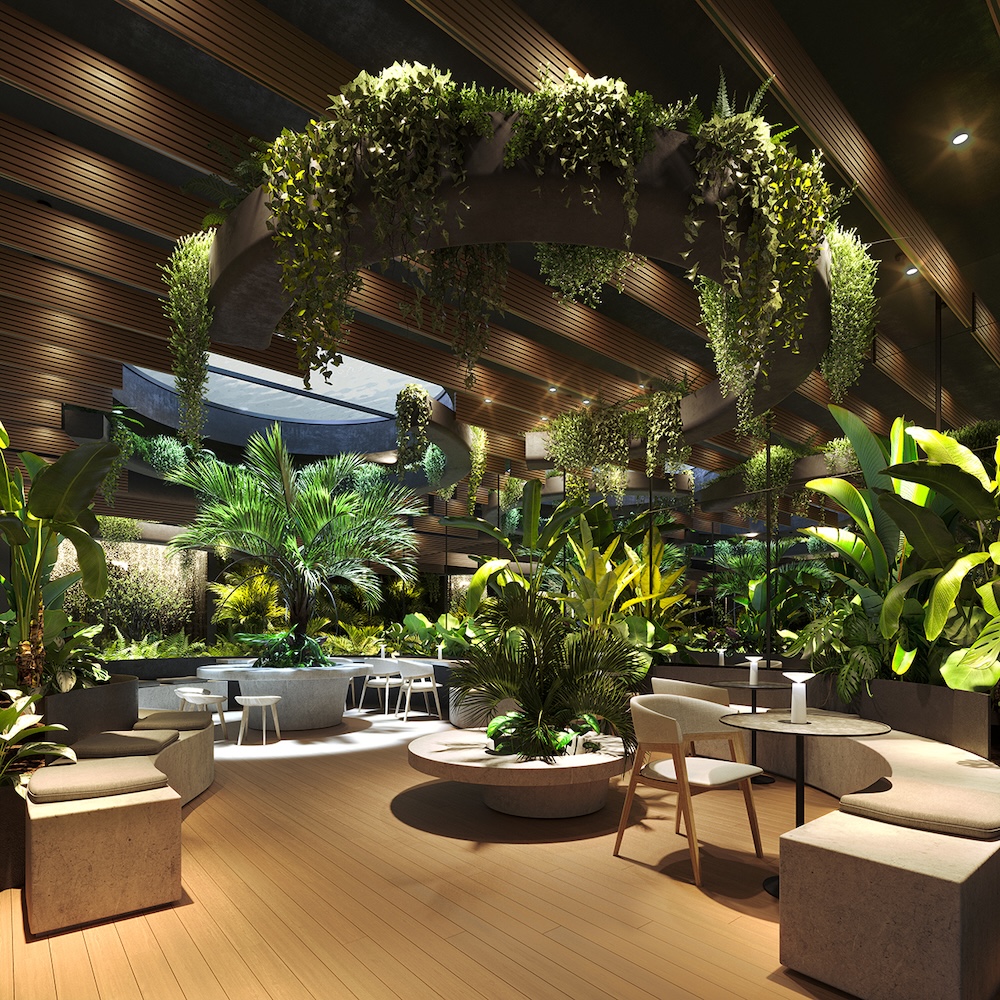 Jungla do Edificio Urbit de Barcelona desenada por Arizt Saez