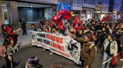 Manifestacion antifascista en Coruna