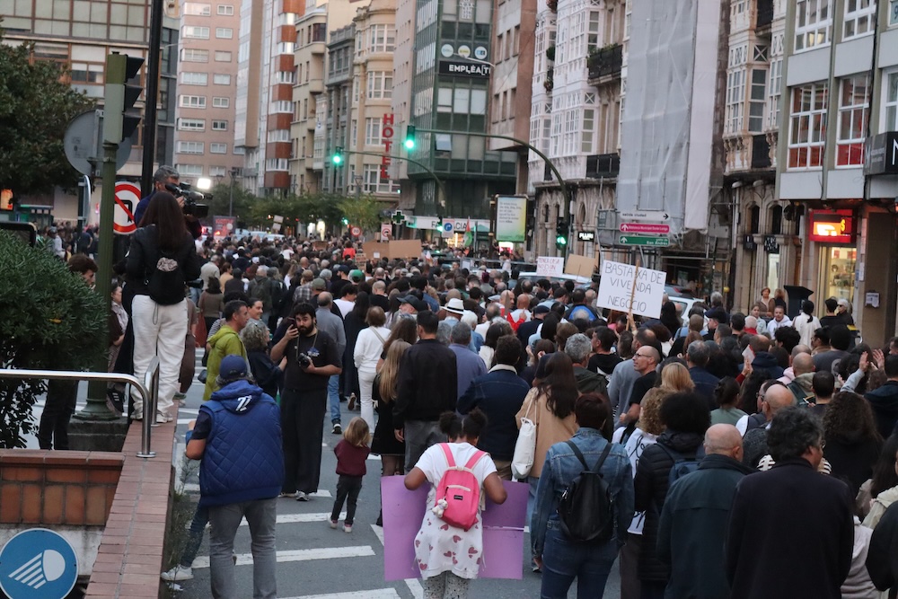 Manifestacion pola Vivenda na Coruna 4