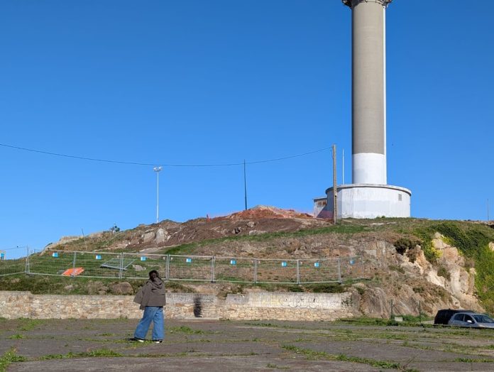 Obras no Parque Vixia de Monte Alto