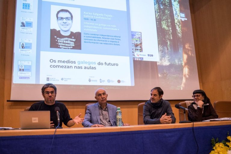 A AMEGA achegou a realidade dos Medios en Galego ao alumnado de Ciencias da Comunicación da UD